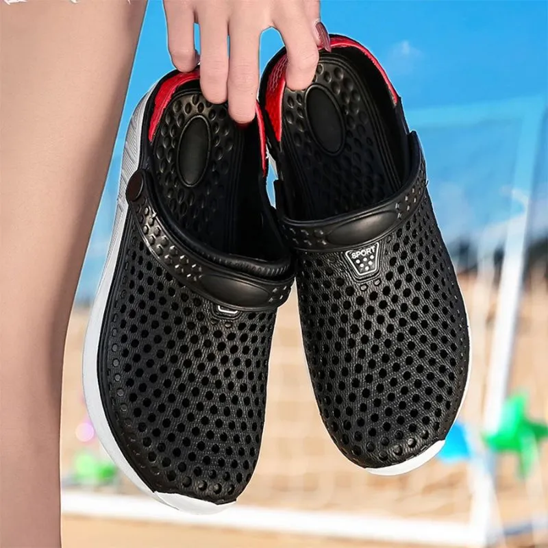 Comfortable closed and non-slip sandal