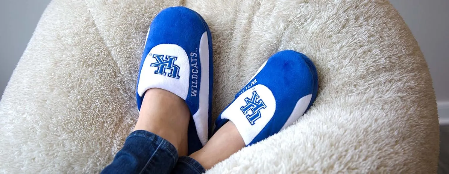 Comfy Feet NCAA Low Pro Stripe Slip On Slippers
