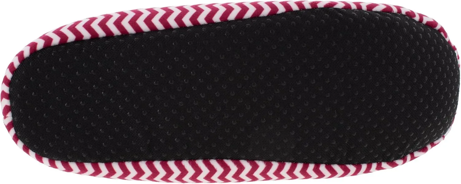 Comfy Feet NCAA Slip On Chevron Pattern Slippers