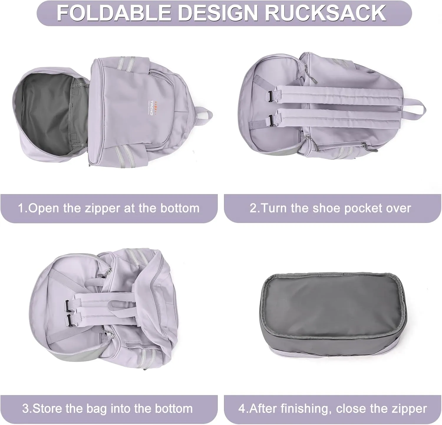 Coofay Gym Backpack for Women - Waterproof, Lightweight, Large Travel Sports Gym Bag with Shoe Compartment