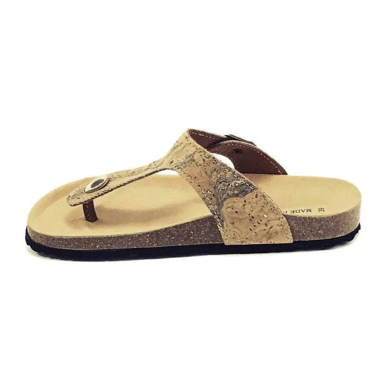 Cork Wedge Sandal Bio with Neomap Pattern