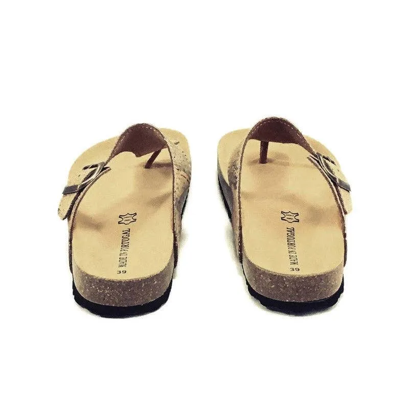 Cork Wedge Sandal Bio with Neomap Pattern
