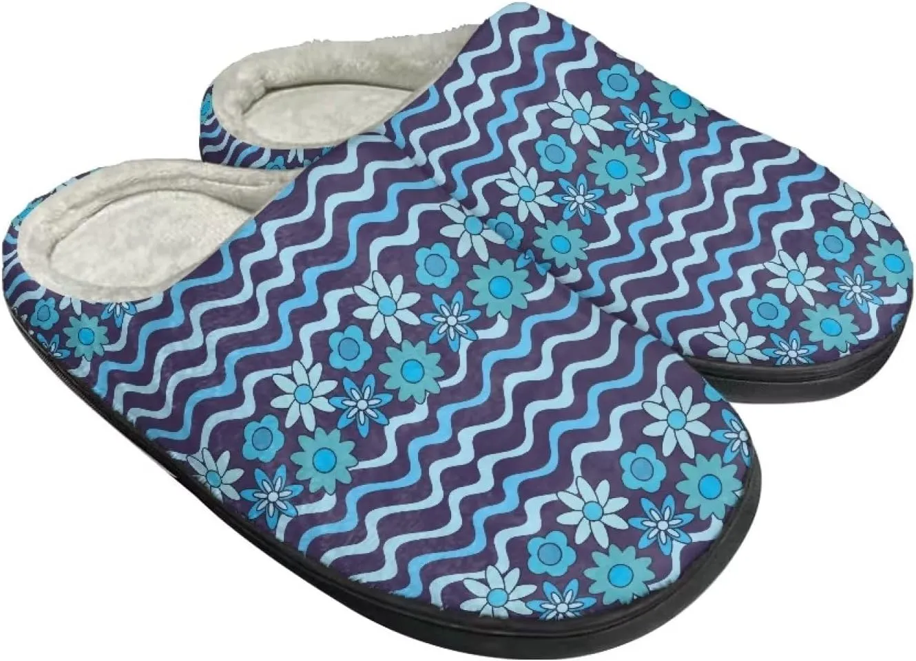 Cotton Slippers for Woman Cotton Slippers Washable Fuzzy Slippers Indoor Slip On Shoes Bedroom Slippers