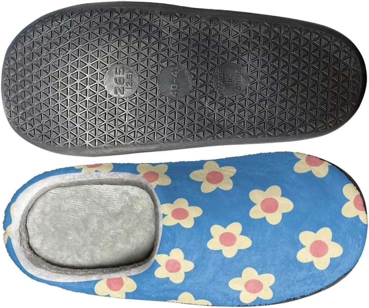 Cotton Slippers for Woman Cotton Slippers Washable Fuzzy Slippers Indoor Slip On Shoes Bedroom Slippers
