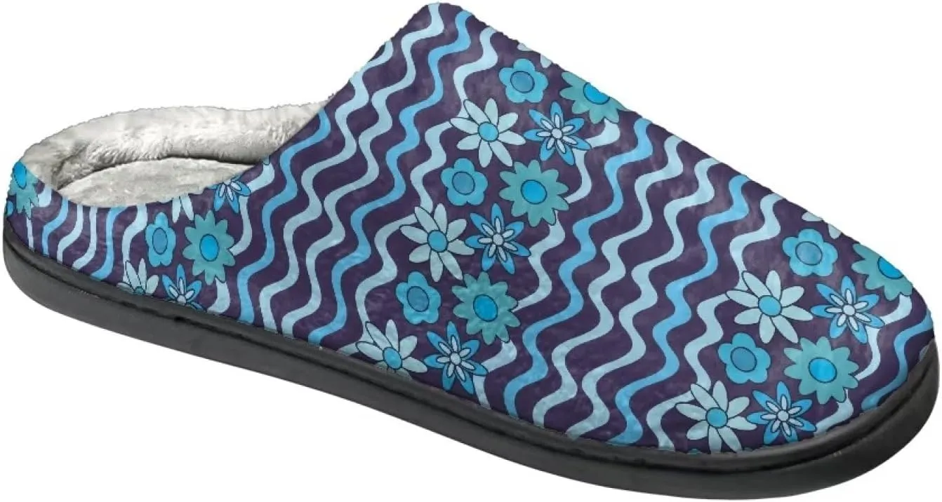 Cotton Slippers for Woman Cotton Slippers Washable Fuzzy Slippers Indoor Slip On Shoes Bedroom Slippers