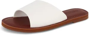 CUSHIONAIRE Women's Carly slide Sandal with Memory Foam