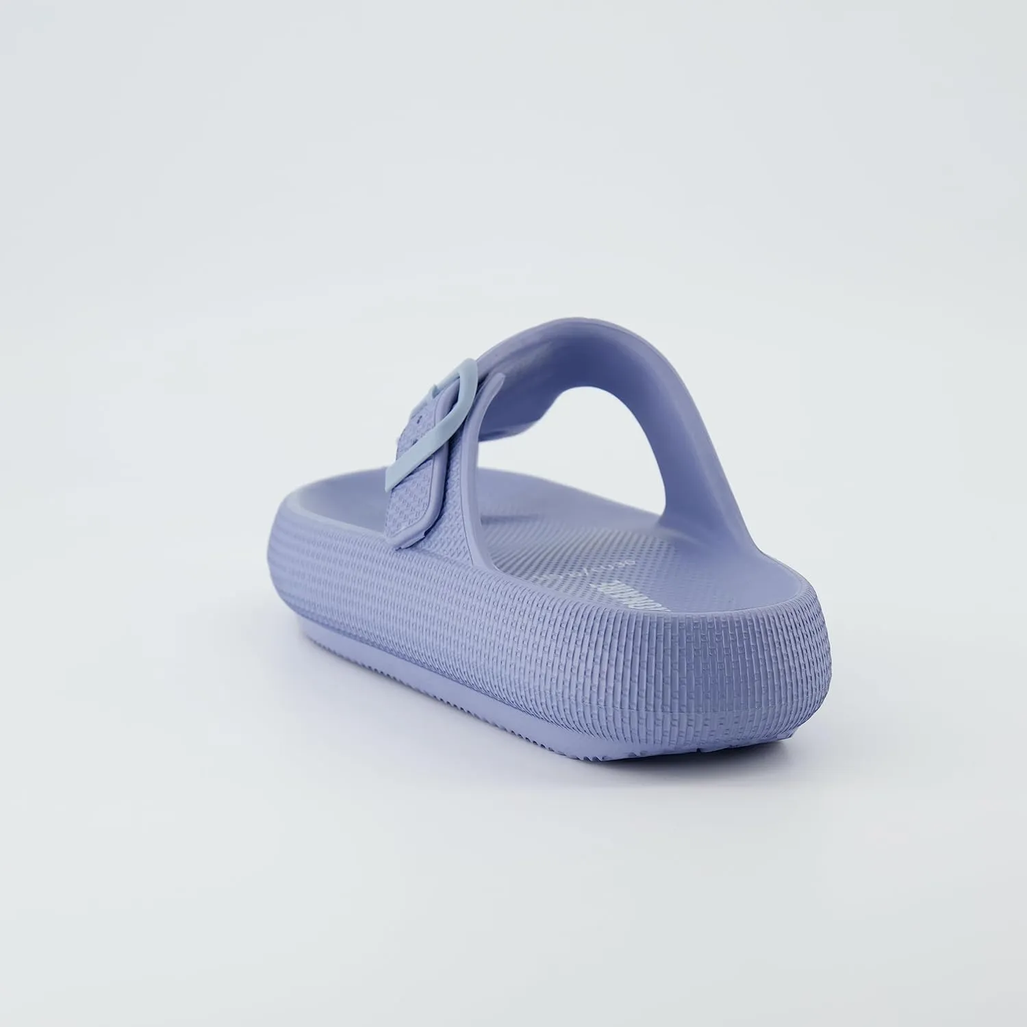CUSHIONAIRE Women's Flo thong recovery cloud pool slide sandal with  Comfort