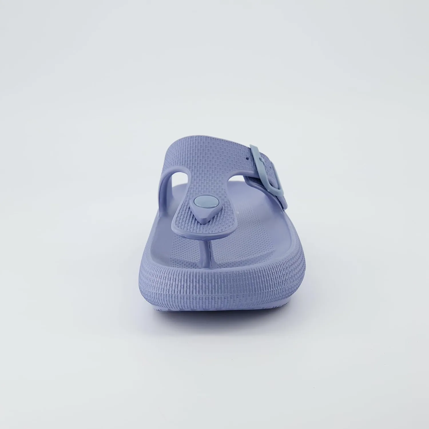 CUSHIONAIRE Women's Flo thong recovery cloud pool slide sandal with  Comfort