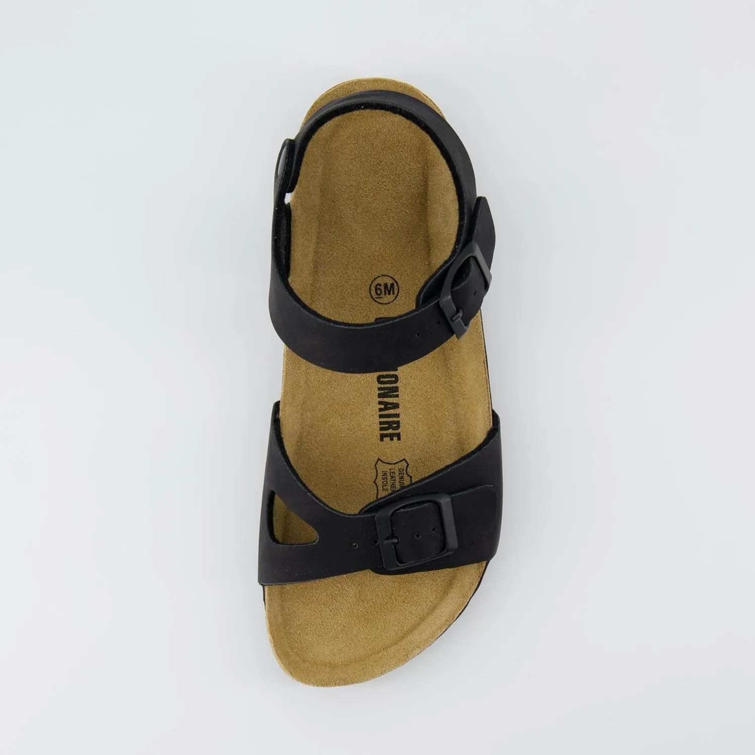 CUSHIONAIRE Women's Lauri Cork footbed Sandal with  Comfort
