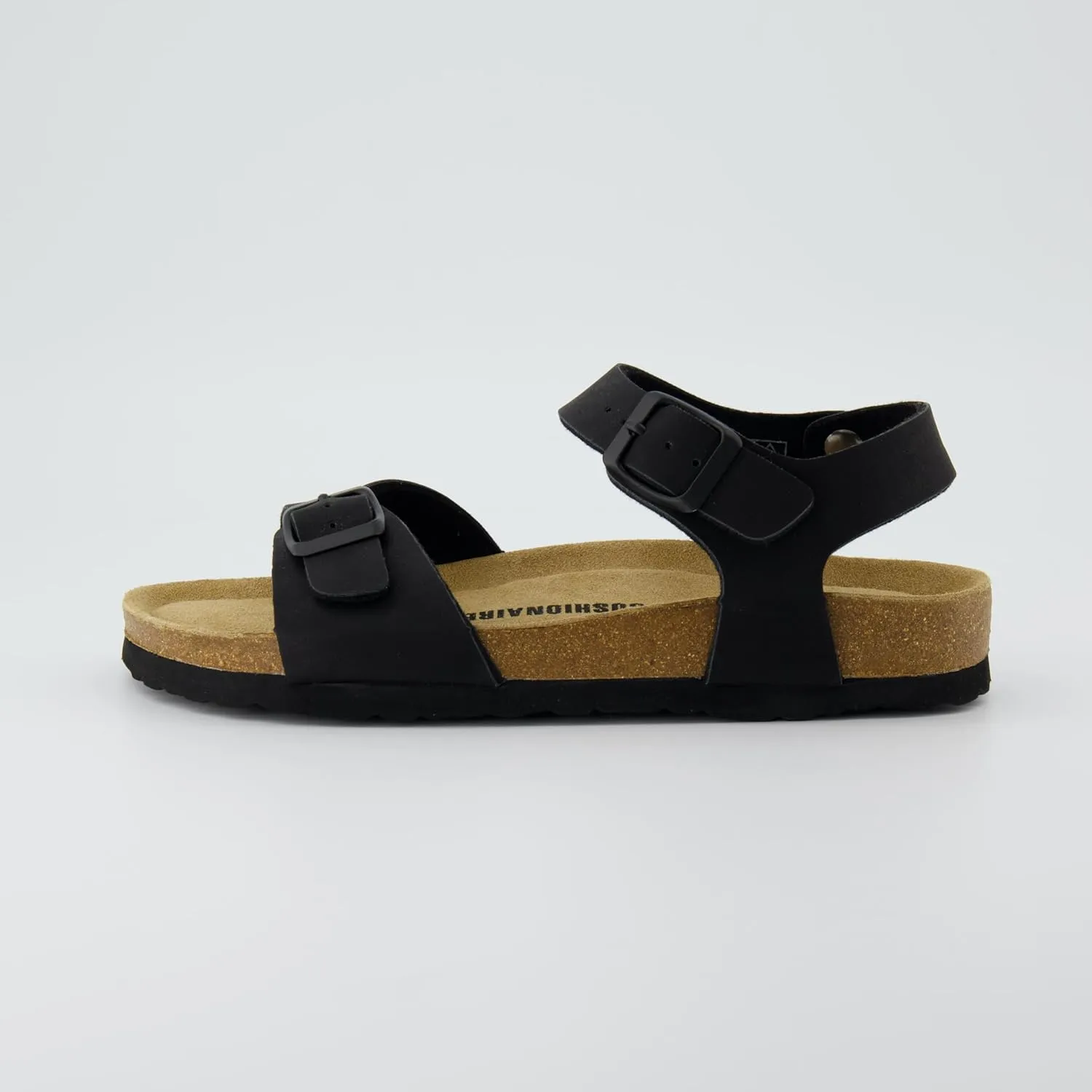 CUSHIONAIRE Women's Lauri Cork footbed Sandal with  Comfort