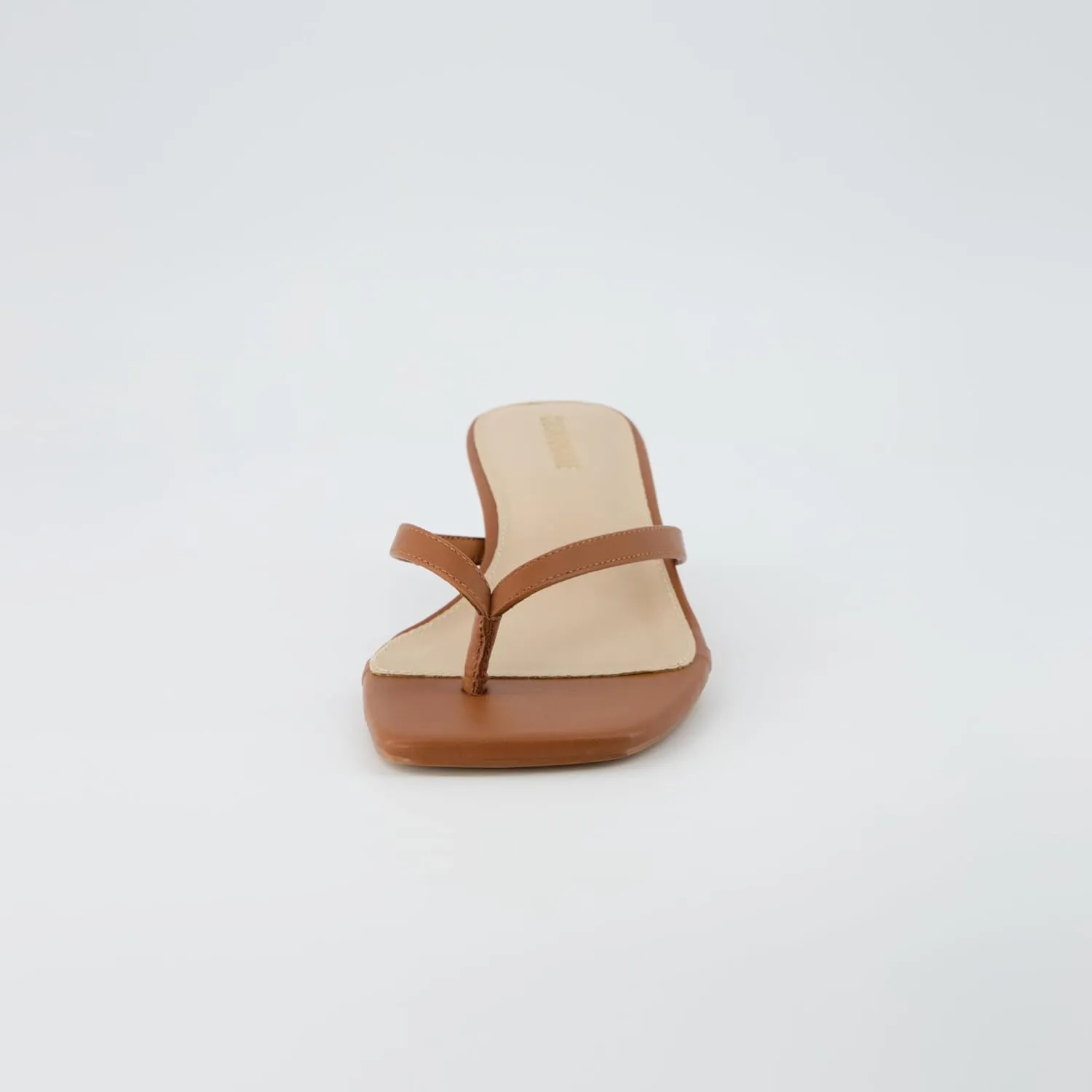 CUSHIONAIRE Women's Miami Kitten heel thong sandals  Memory Foam, Wide Widths Available