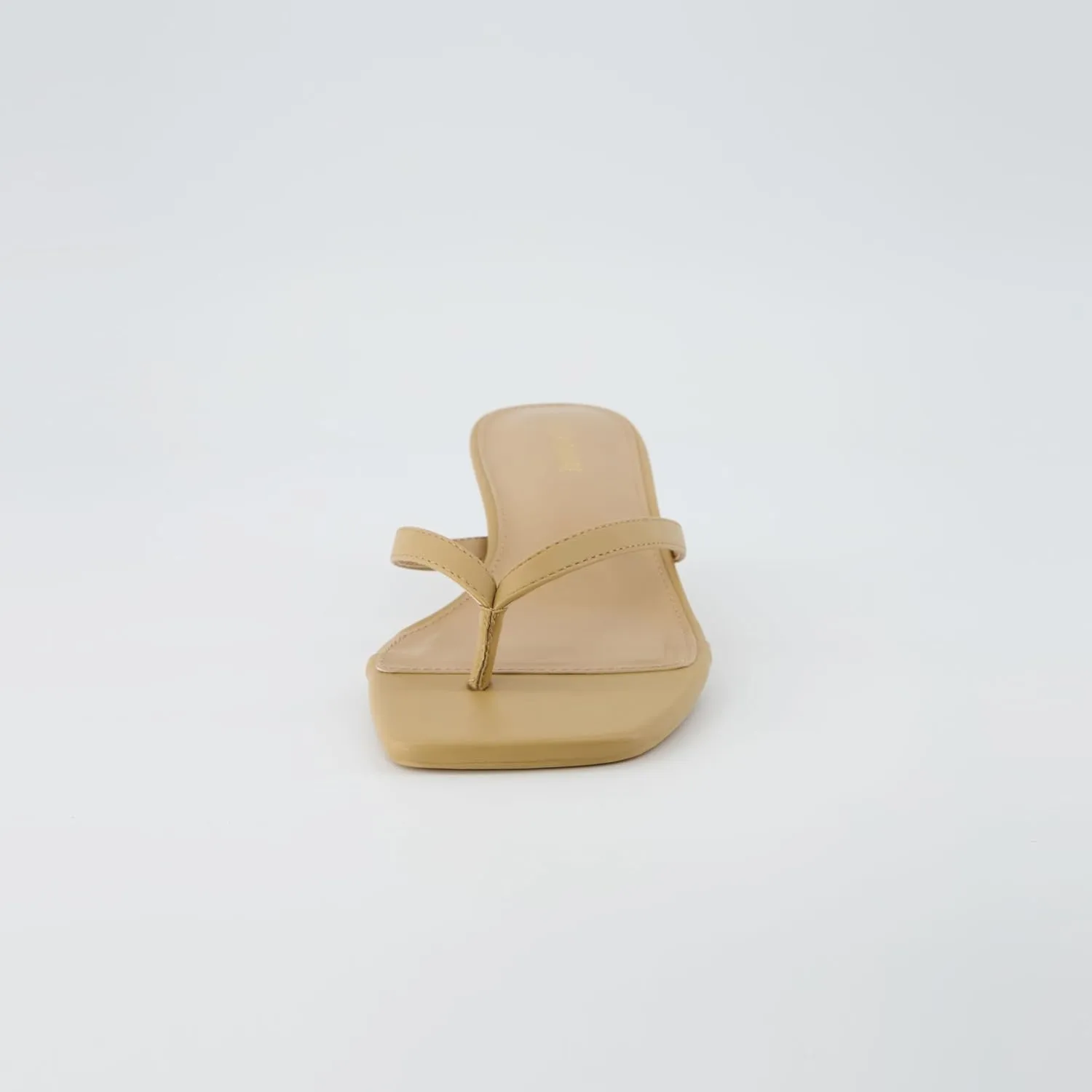 CUSHIONAIRE Women's Miami Kitten heel thong sandals  Memory Foam, Wide Widths Available