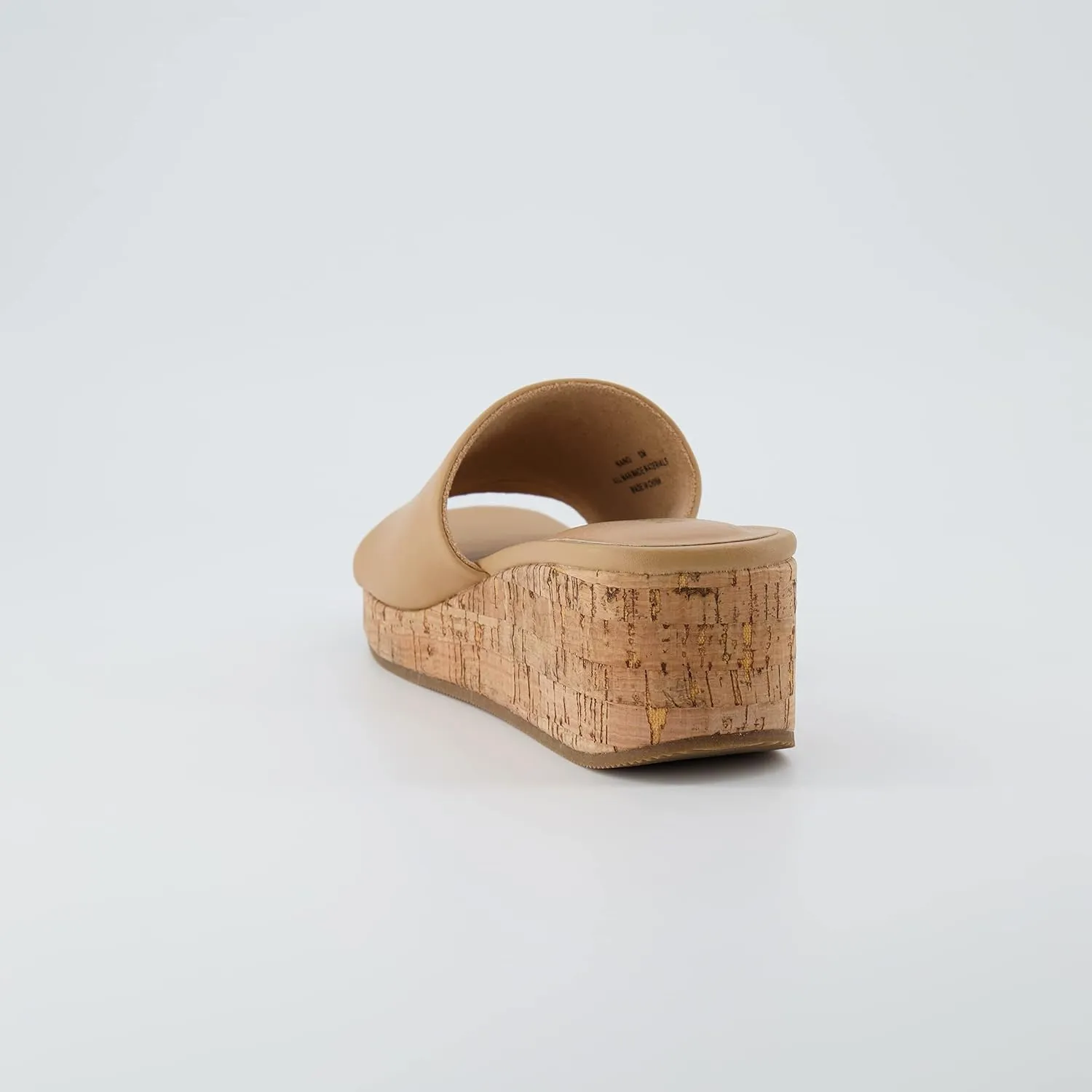 CUSHIONAIRE Women's Nano cork wedge sandal  Memory Foam, Wide Widths Available