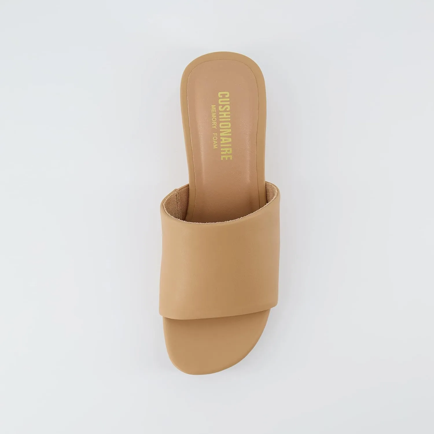 CUSHIONAIRE Women's Nano cork wedge sandal  Memory Foam, Wide Widths Available