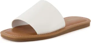 CUSHIONAIRE Women's Spicy slide Sandal with Memory Foam