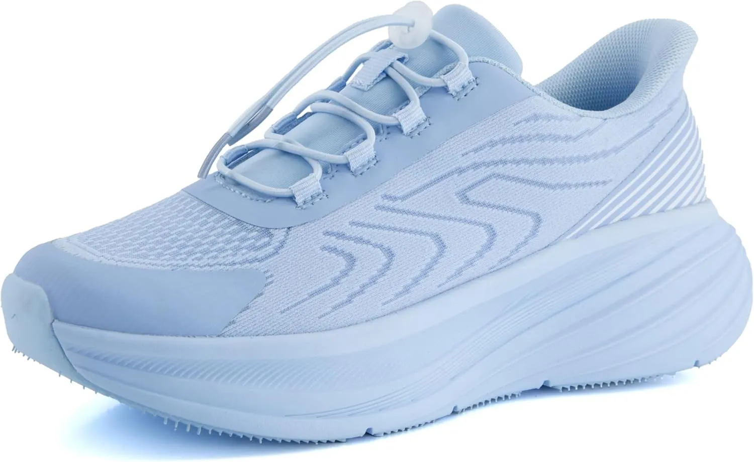 CUSHIONAIRE XPLOR Women’s Athletic Sneaker – Chunky Lace-Up Trainer with Lightweight Mesh Upper & Cushioned Platform Sole