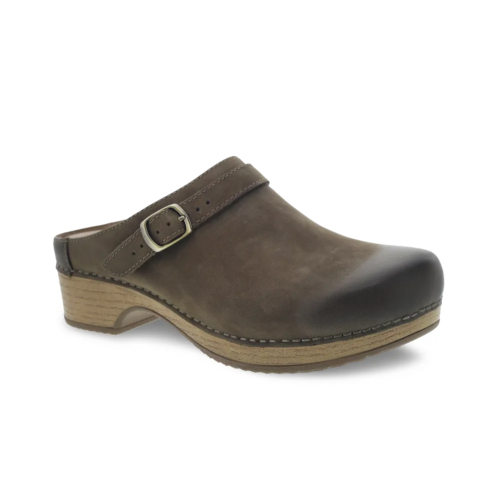 Dansko Berry-Mushroom Burnished Nubuck