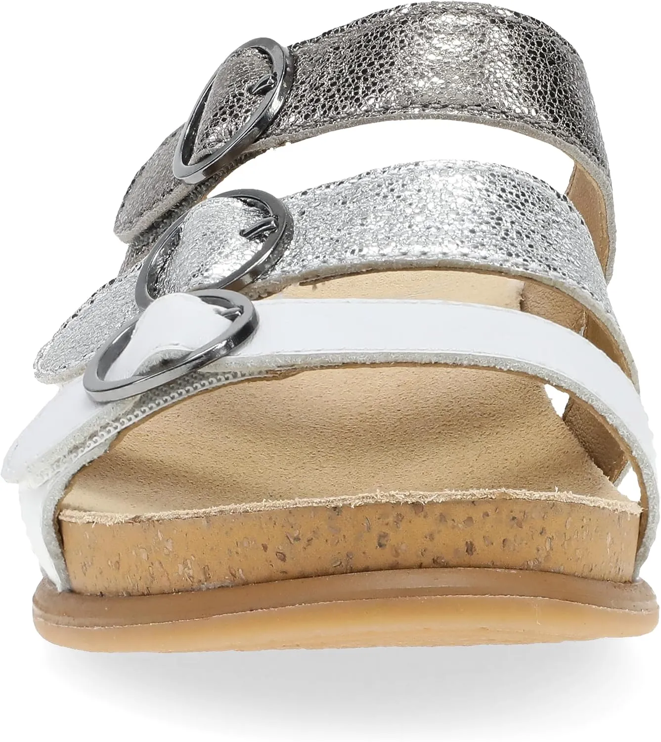 Dansko Campbell Slip-On Wedge Sandal for Women -Low Profile Wedge with Arch Support, Adjustable Fit for Walking Comfort