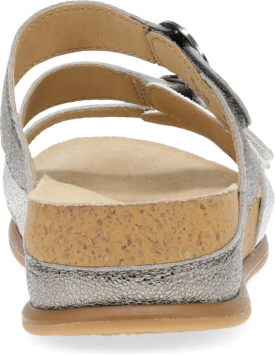 Dansko Campbell Slip-On Wedge Sandal for Women -Low Profile Wedge with Arch Support, Adjustable Fit for Walking Comfort