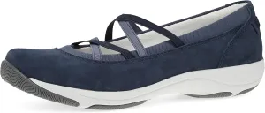Dansko Harper Women's Slip-On Mary Jane Sneaker - Elasticized Straps, Removable Footbed, Arch Support, Comfortable & Stylish Travel Sneaker