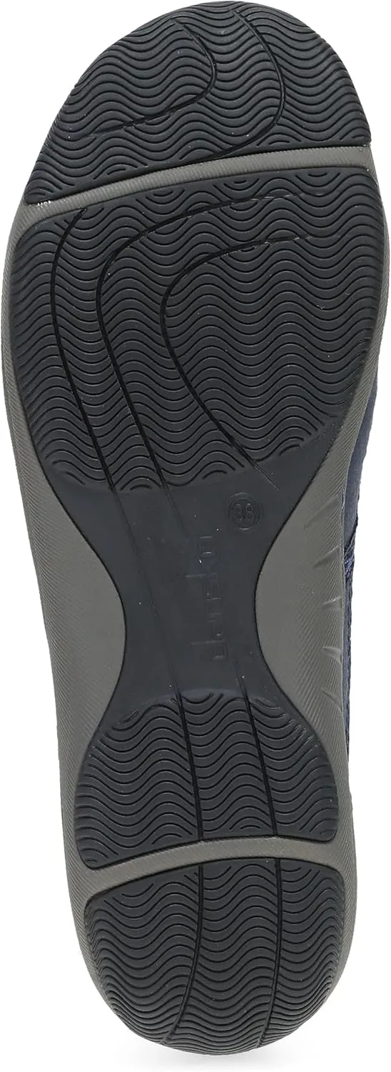 Dansko Harper Women's Slip-On Mary Jane Sneaker - Elasticized Straps, Removable Footbed, Arch Support, Comfortable & Stylish Travel Sneaker