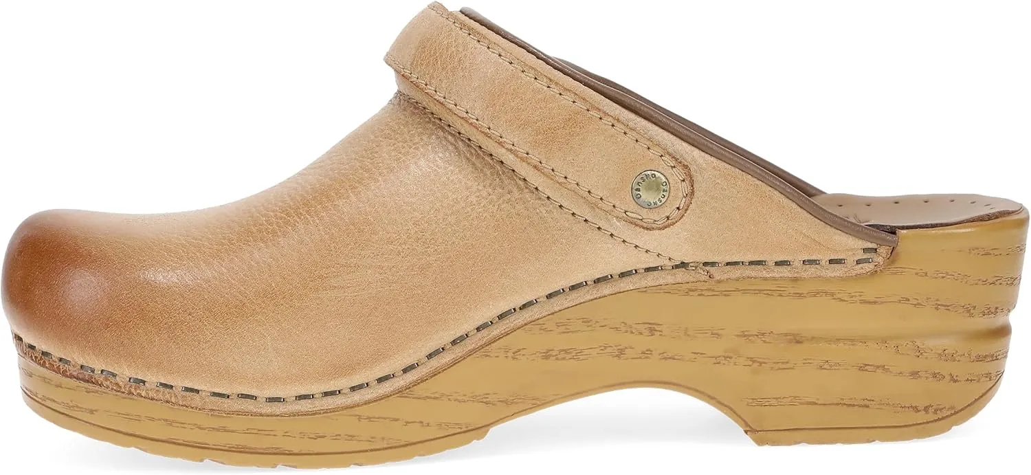 Dansko Ingrid Sling Back Mule Clog for Women - Anti-Fatigue Rocker Bottom Promotes Forward Foot Motion - Premium Leather Uppers for Long-Lasting Wear