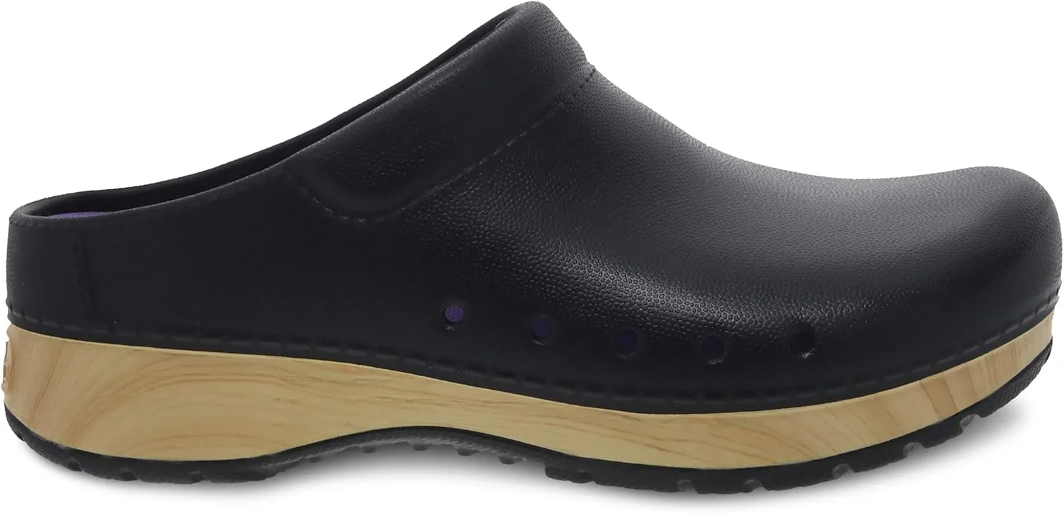 Dansko Kane Slip-On Mule Clog for Women - Lightweight Cushioned Comfort and Removable EVA Footbed with Arch Support - Easy Clean Uppers