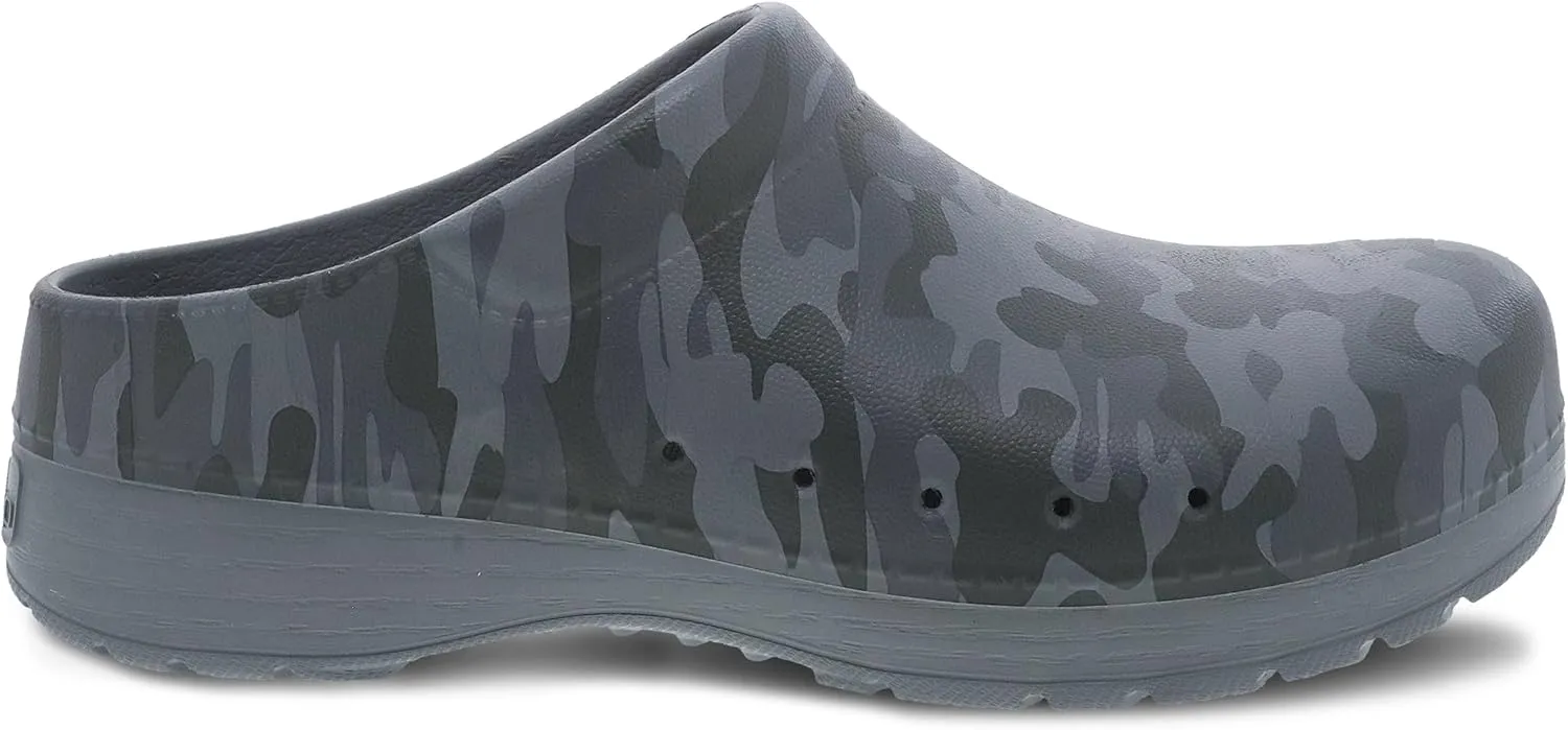 Dansko Men's Kane Slip On Mule - Lightweight and Cushion Comfort with Removable EVA Footbed and Arch Support