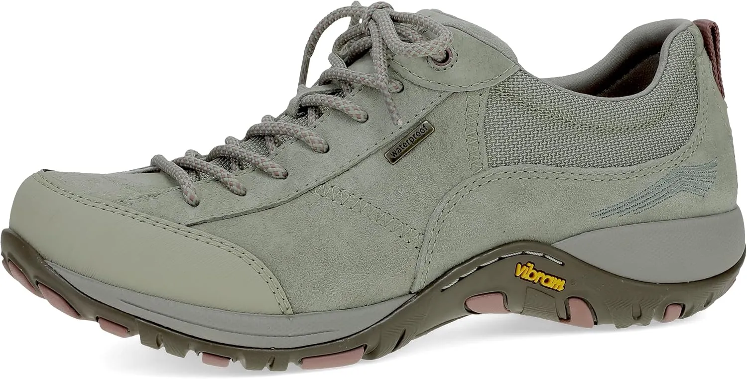 Dansko Paisley Waterproof Outdoor Sneakers for Women-Comfortable,Breathable Walking Shoes with Arch Support-Stain Resistant Sneakers with Slip-Resistant Rubber Outsole
