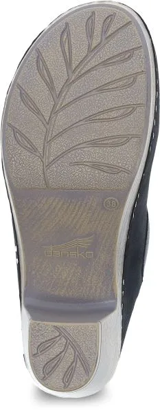 Dansko Sammy Black Nubuck Womens Clogs 1830-472400