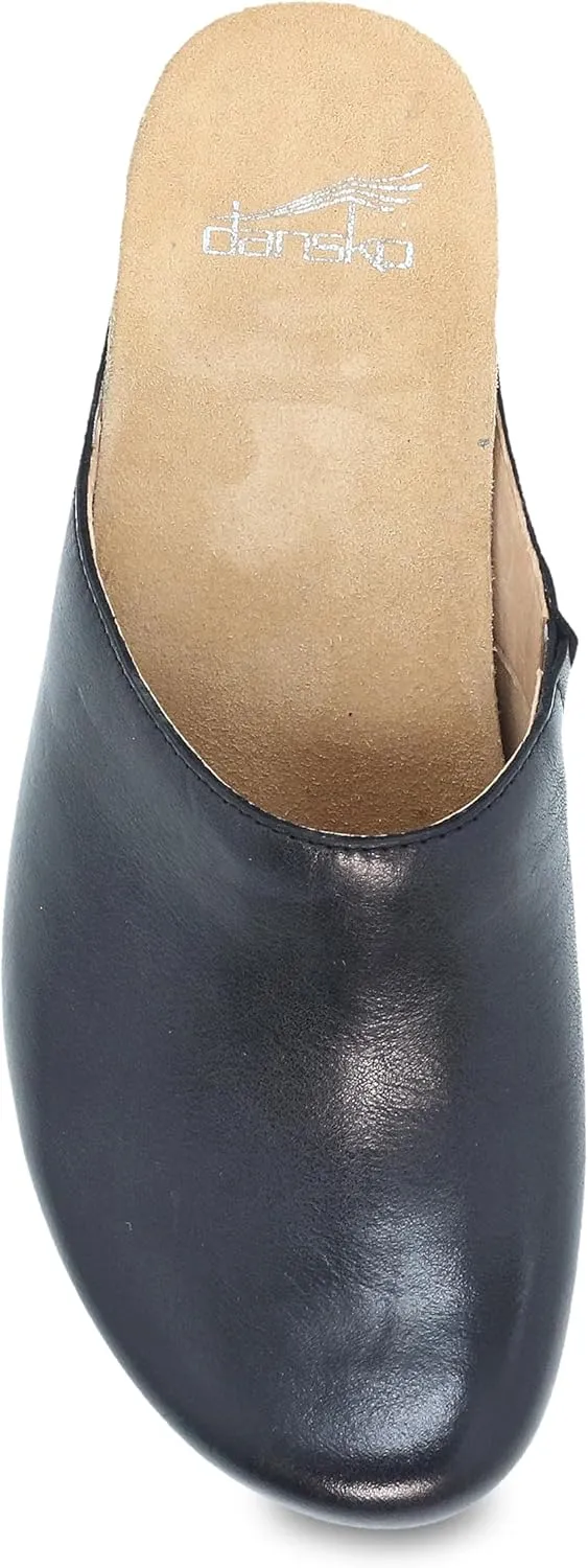 Dansko Talulah Stylish Mule Clog for Women - Cushioned PU Footbed and Arch Support for All-Day Comfort - Leather Uppers for Long-Lasting Wear