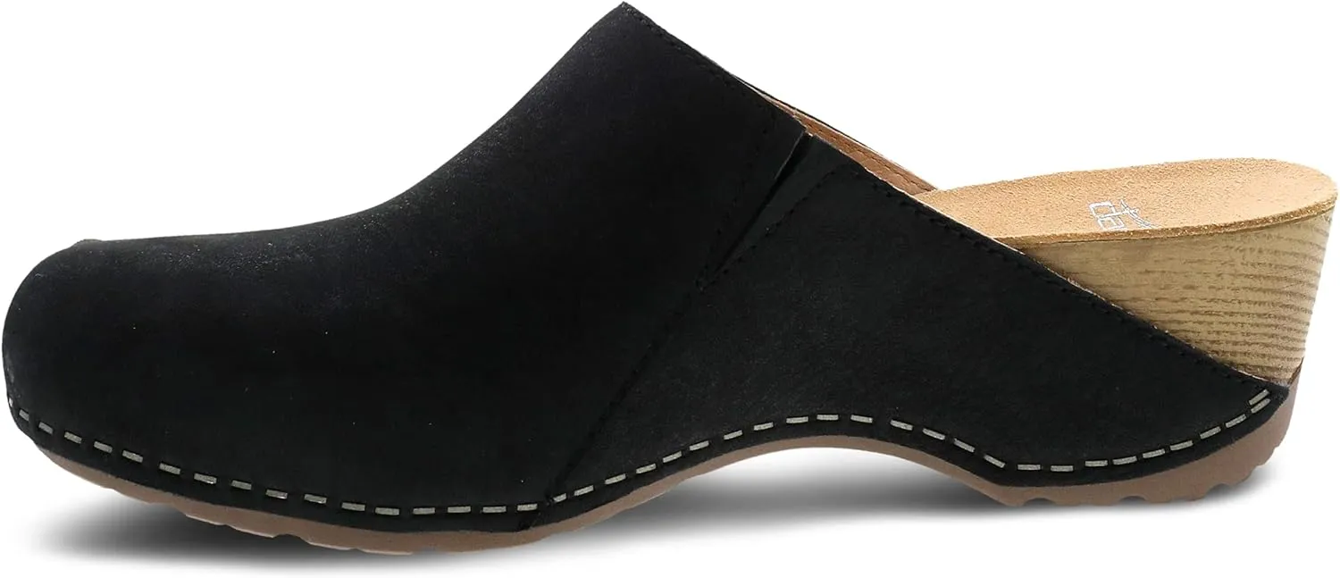 Dansko Talulah Stylish Mule Clog for Women - Cushioned PU Footbed and Arch Support for All-Day Comfort - Leather Uppers for Long-Lasting Wear