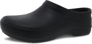 Dansko Women's Kaci Occupational Mule Clog - Lightweight and Slip Resistant Made with Bio-Based EVA for Long-Lasting Wear - Great for Healthcare, Food Service, Landscaping Black 6.5-7 M US