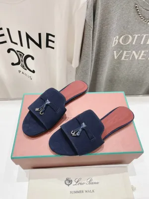 Dark Blue Slipper Velvet