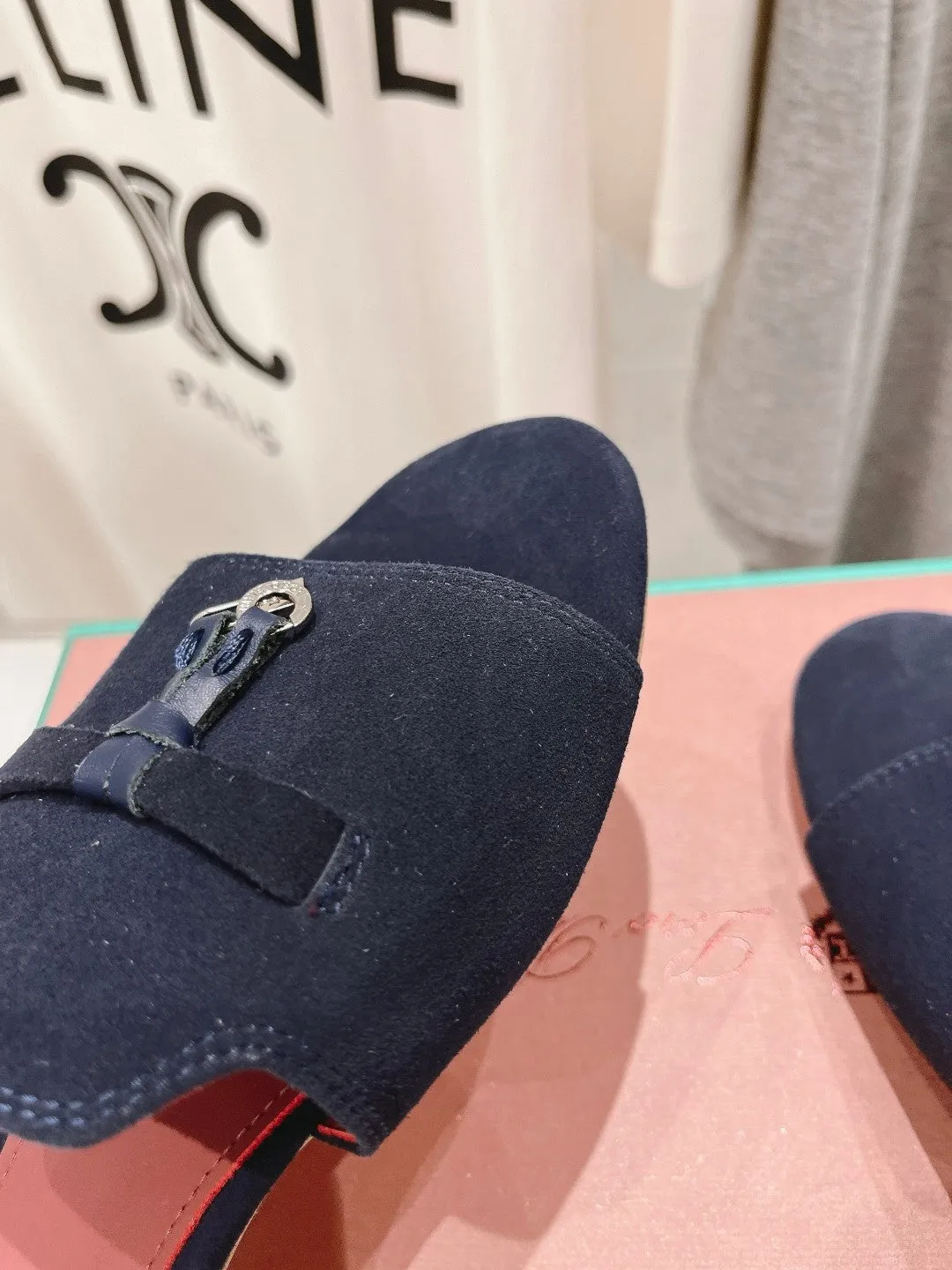 Dark Blue Slipper Velvet
