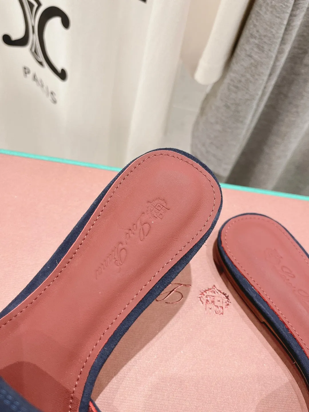 Dark Blue Slipper Velvet