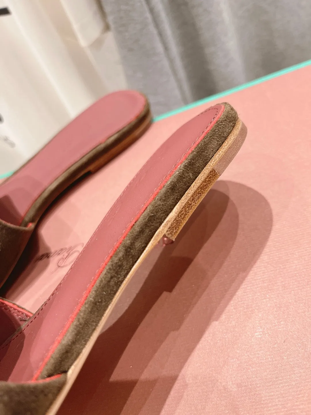 Dark Brown Slipper Velvet