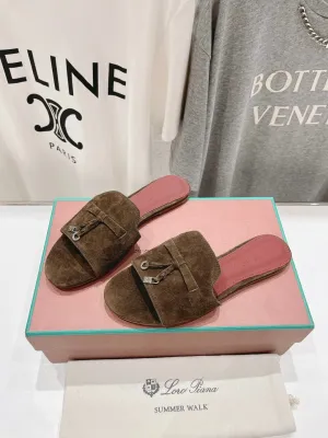 Dark Brown Slipper Velvet