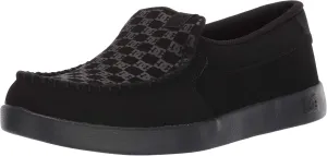 DC Men's Villain 2 Casual Slip On Skate Shoe Slipper, Black, 15