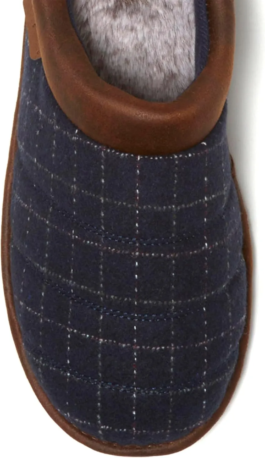 Dearfoams Men's Breathable Memory Foam Asher Clog House Shoe Slipper