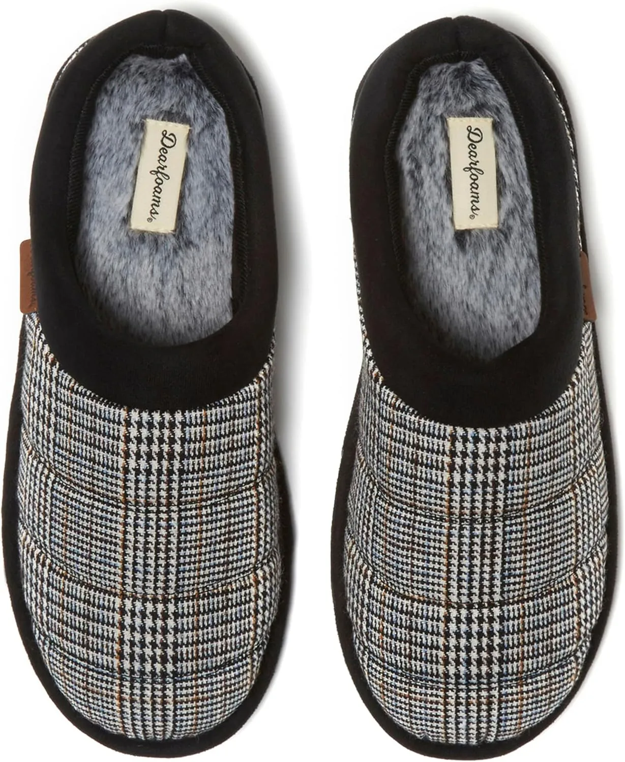 Dearfoams Men's Breathable Memory Foam Asher Clog House Shoe Slipper