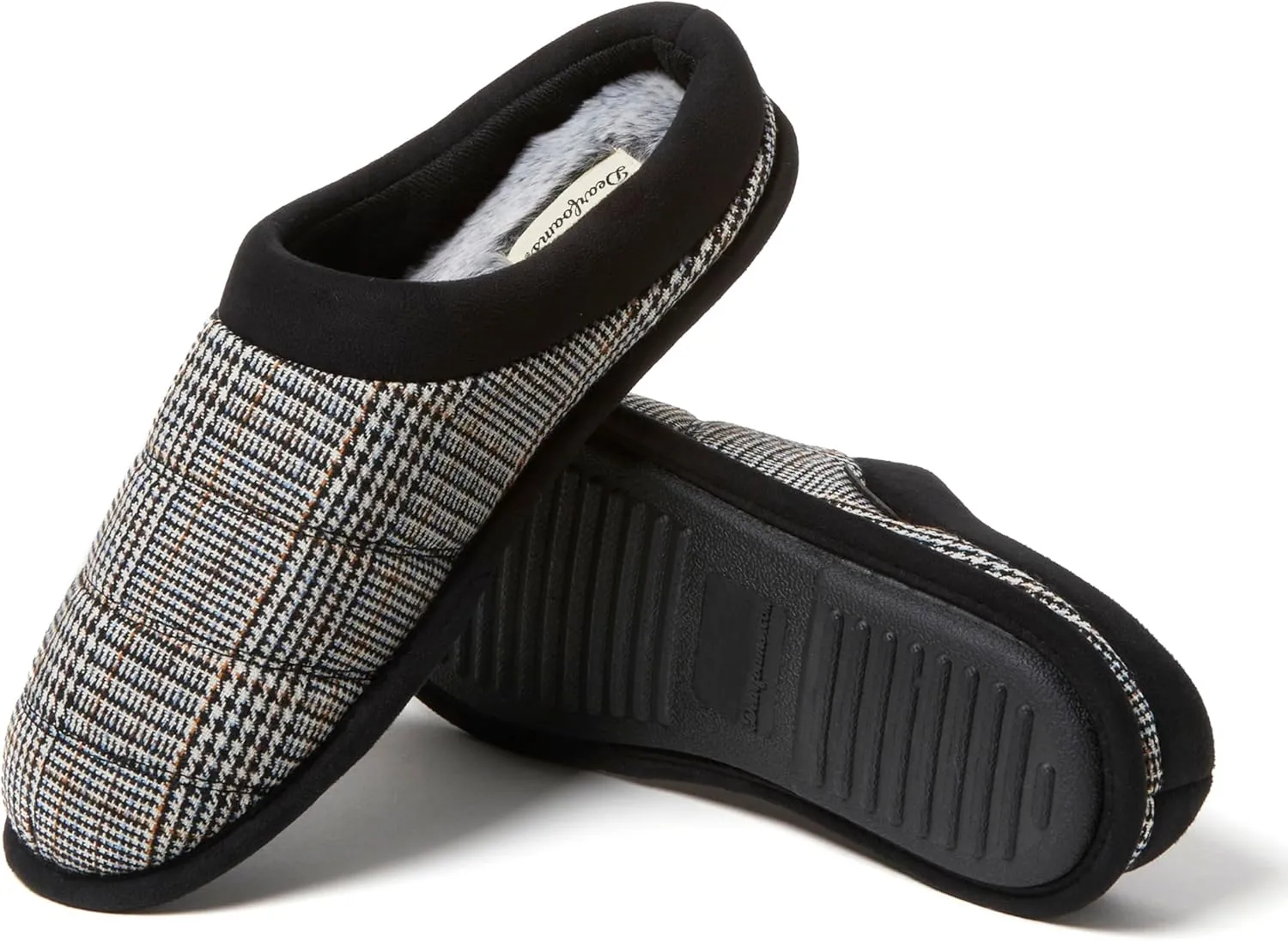 Dearfoams Men's Breathable Memory Foam Asher Clog House Shoe Slipper