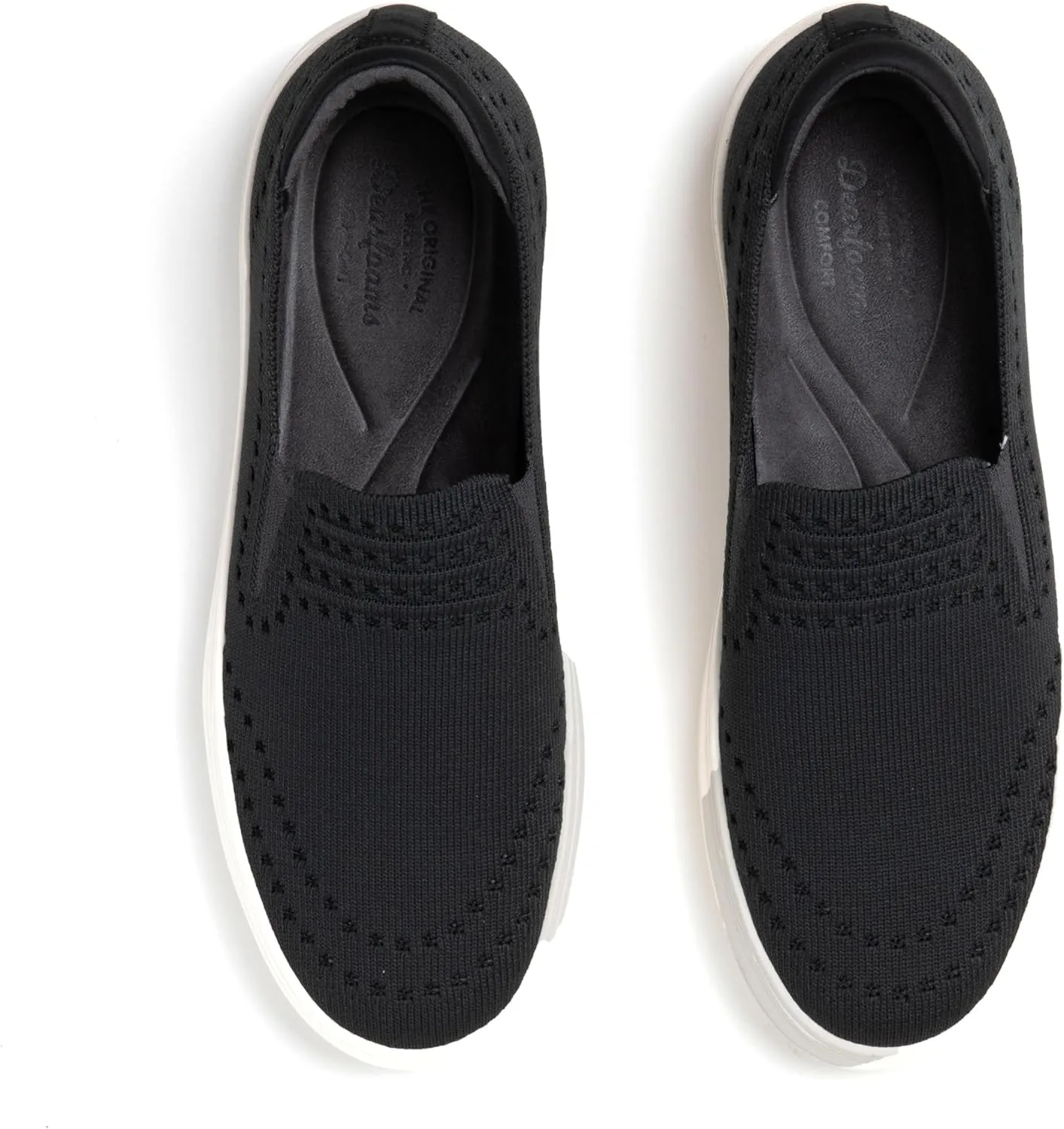 Dearfoams Women's Slip-On Lightweight Comfortable Sophie Loafers with Arch Support