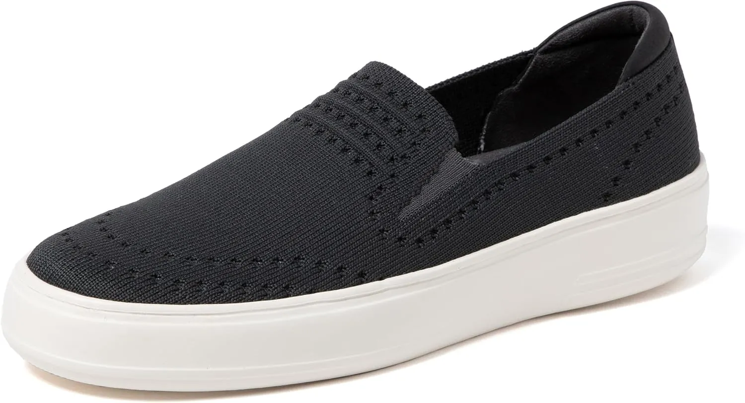 Dearfoams Women's Slip-On Lightweight Comfortable Sophie Loafers with Arch Support
