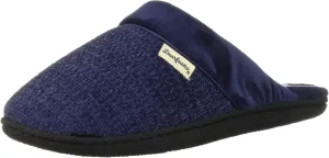 Dearfoams Women's Slip On Memory Foam Comfort Samatha Scuff House Slipper with Wide Widths