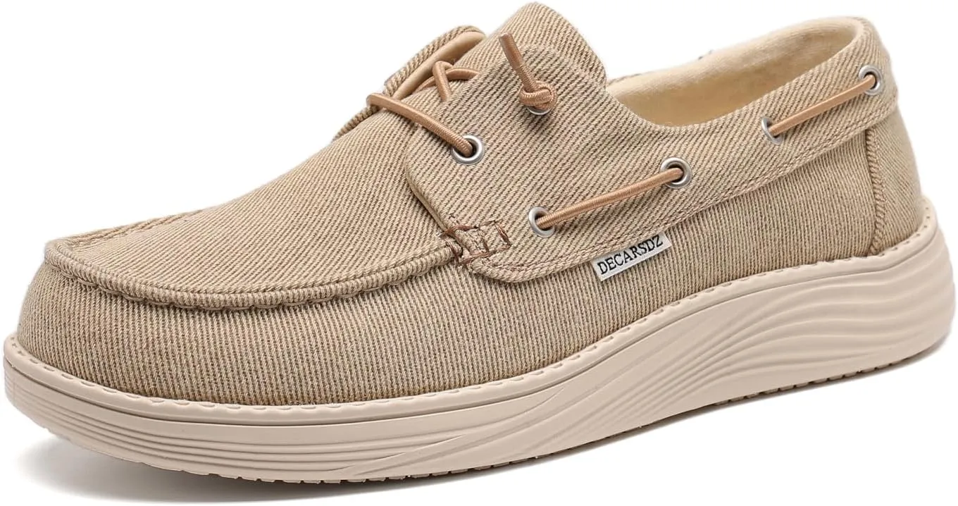 DECARSDZ Men's Penny Loafers Slip On Shoes Walking Shoe for Mens Lightweight Casual Knit Loafer