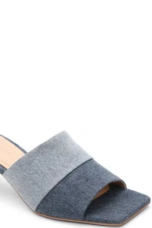 Denim Mule