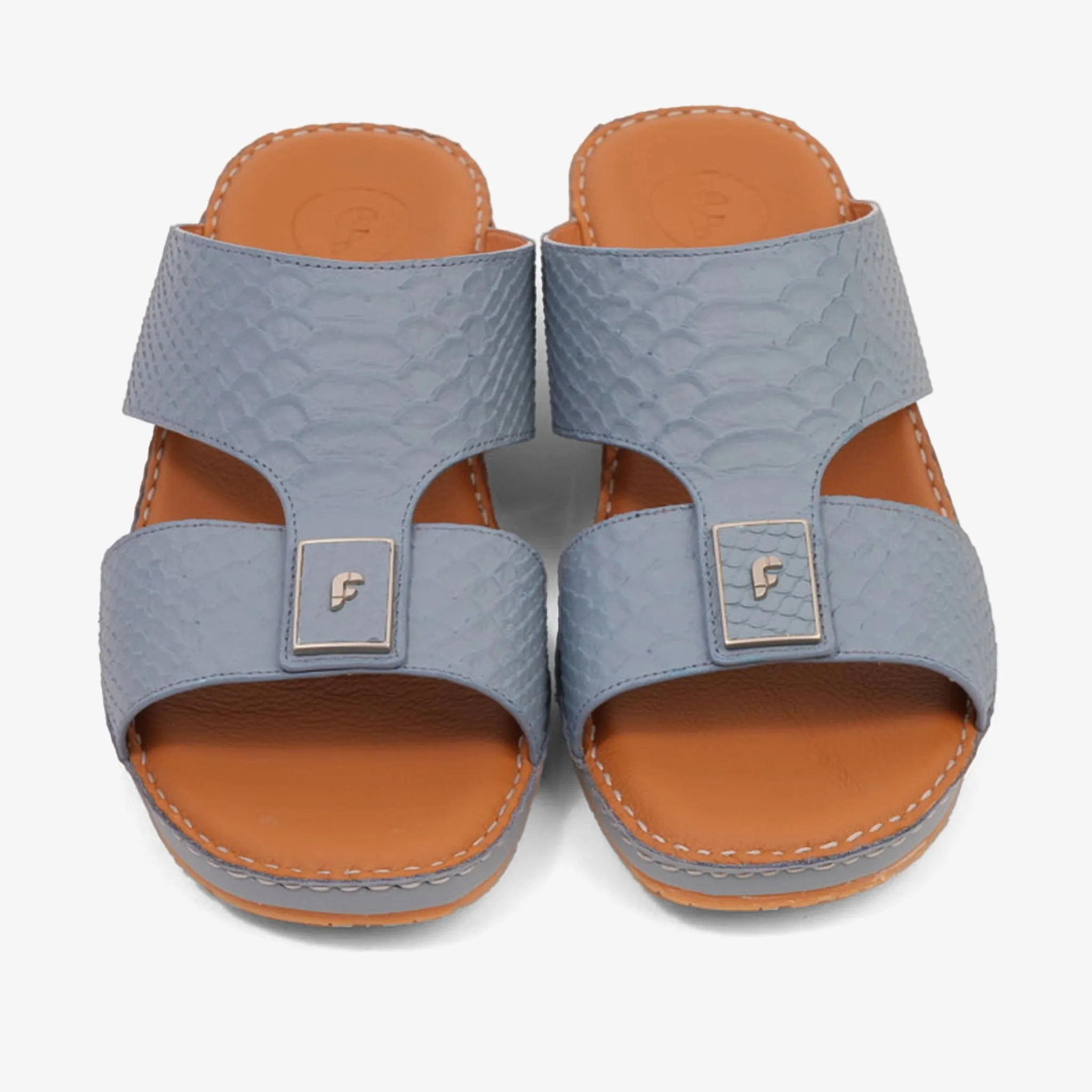 DESIGNER PITONE VENEZIANO ARABIC SANDALS BLUE-GREY