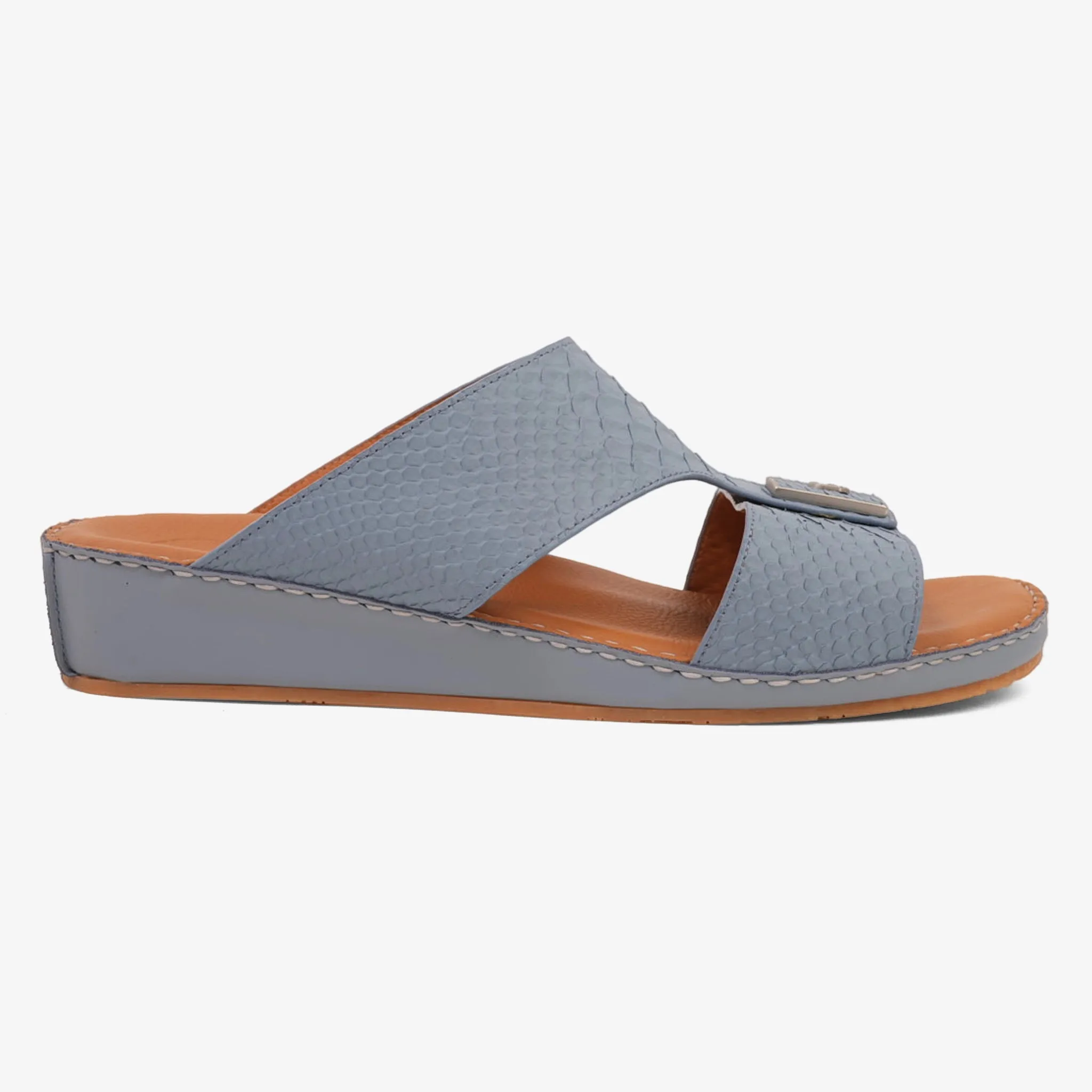 DESIGNER PITONE VENEZIANO ARABIC SANDALS BLUE-GREY