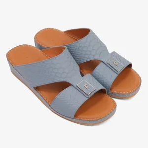 DESIGNER PITONE VENEZIANO ARABIC SANDALS BLUE-GREY